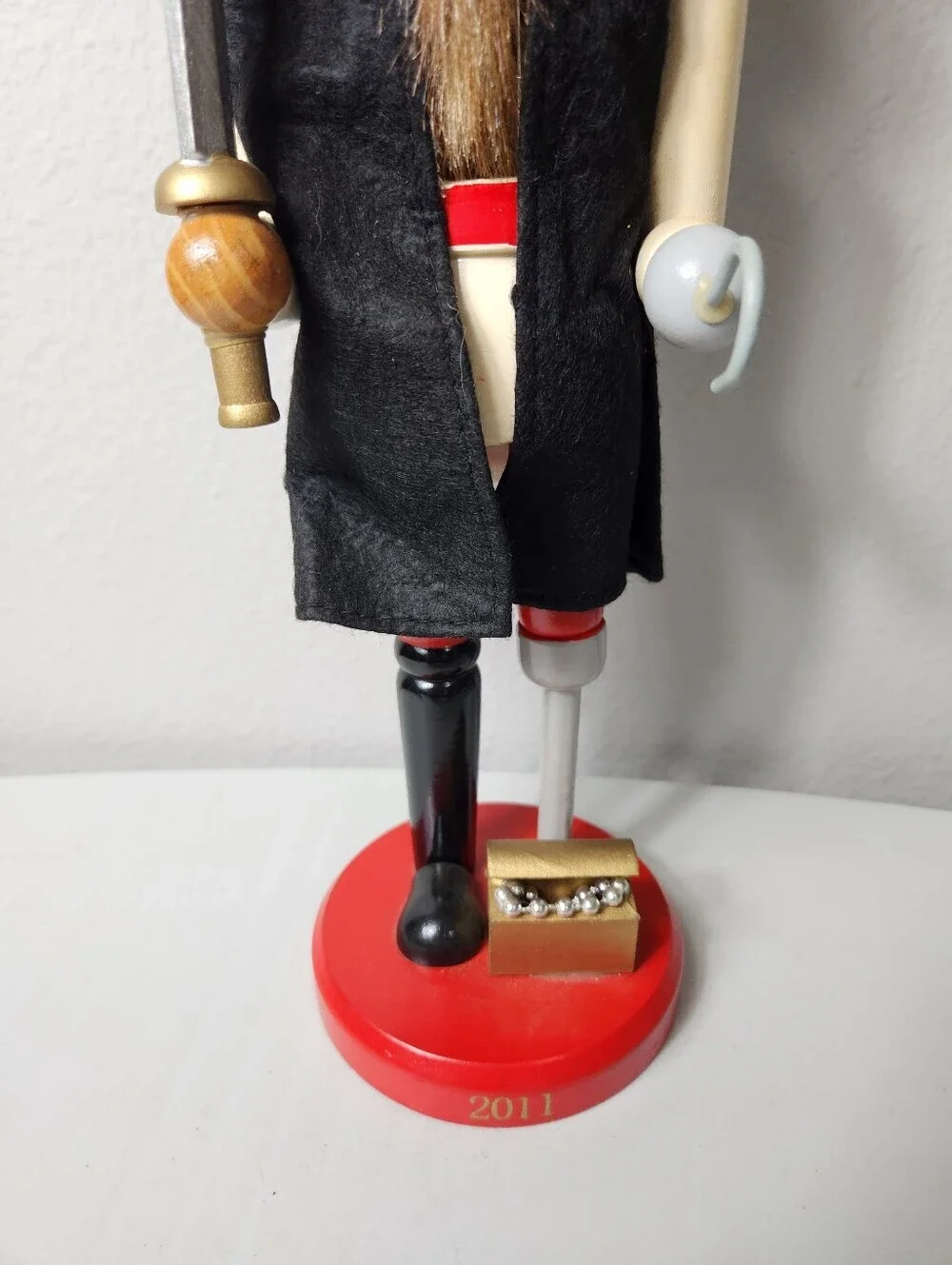 Target 2011 Wooden Handpainted Pirate Nutcracker 14